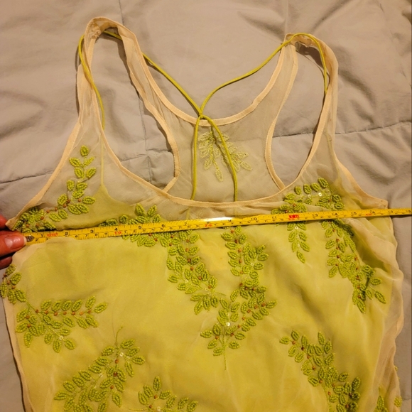 TRACY REESE silk beaded top - Picture 3 of 10